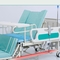 4개의 피마자를 가진 아BS 난간 금속 간호 병원 조정가능한 침대